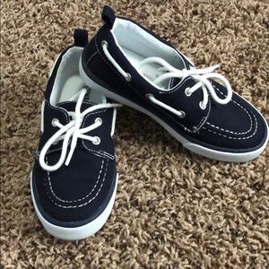 Navy Boatshoes size 11